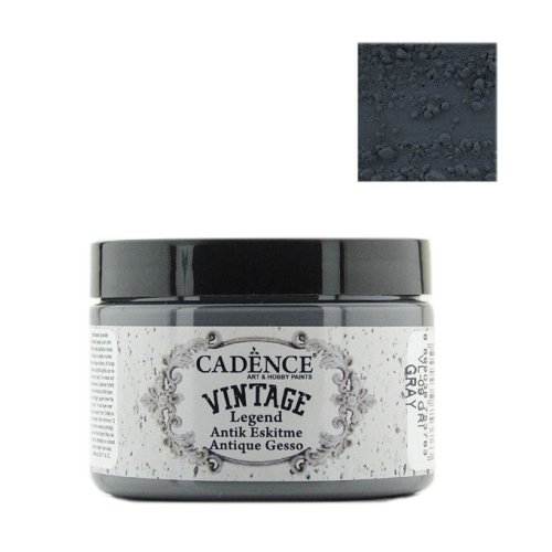 كادنس Vintage Legend Antique Gesso (VL-09 Gray )150ml