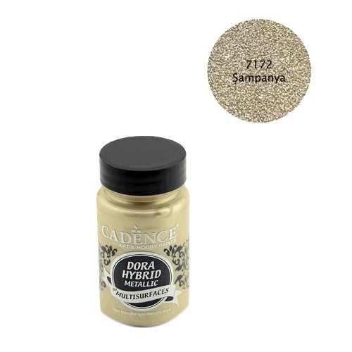 كادنس Dora Hybrid Metallic Paint Multisurface (7172 Champaigne) 90ml