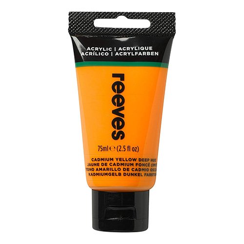 Acrylic Paint – 75ml, Deep Yellow - ريفيس Pack of 6