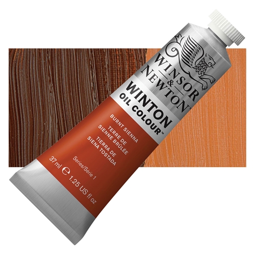 Oil Color Winton Burnt Suenna 37ML  - وينسر & نيوتن Pack of 6