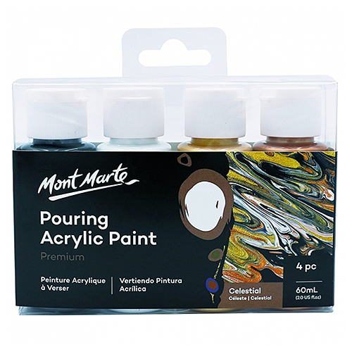 مونت مارت   Pouring Acrylic Set Celestial X4 60ml  