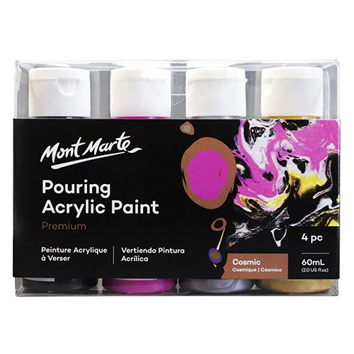 مونت مارت   Pouring Acrylic Set Cosmic X4 60ml  