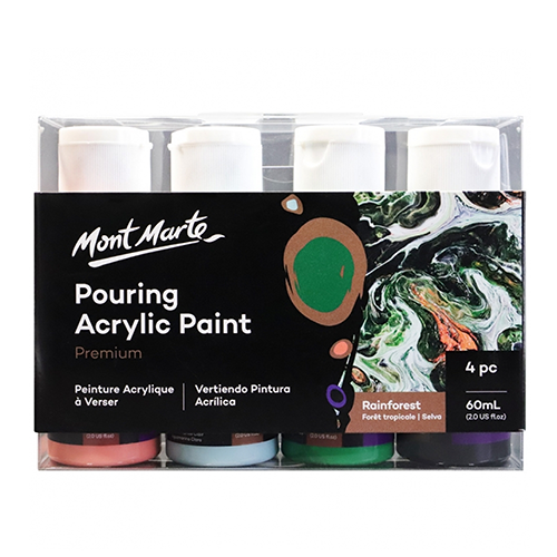 مونت مارت   Pouring Acrylic Set Rainforest X4 60ml  