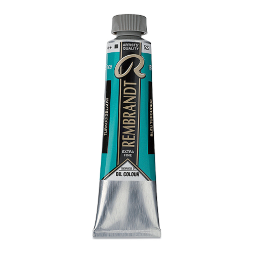Rembrandt Oil  Paint Turquoise Blue (522) 40ml  تالنس 