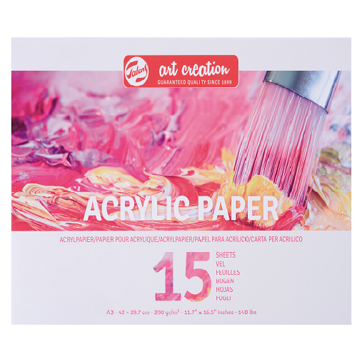 Sketch Book Acrylic A3 290g 15sh Talens