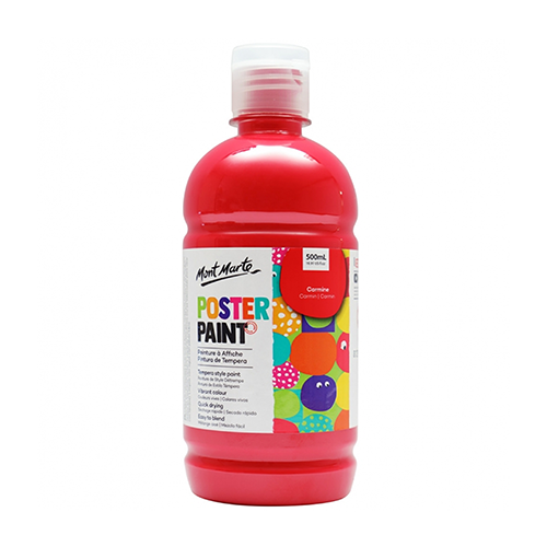 مونت مارت   Poster Paint Carmine 500ml  