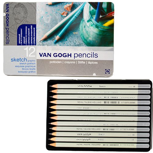 Van Gogh sketch pencil set graphic 12