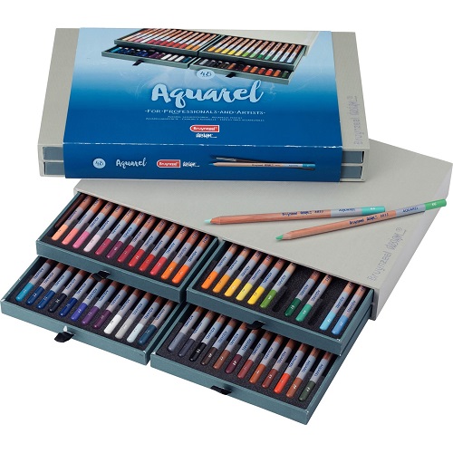 برونزيل Aquared Water Colour Pencils Box-48