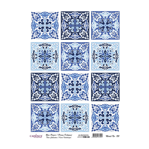 كادنس Rice Decoupage Paper A3 -721