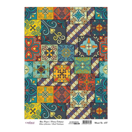 كادنس Rice Decoupage Paper A3 -688