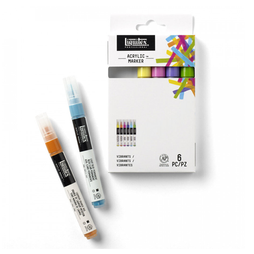 ليكوتكس Marker Professional Vibrant Fine x6