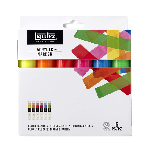 ليكوتكس Marker Professional Wide Flourescent x6