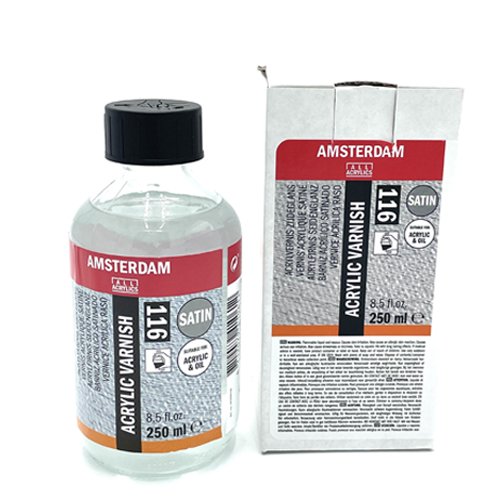 Amsterdam Acrylic Varnish Satin 116 Bottle 250 ml - تالنس