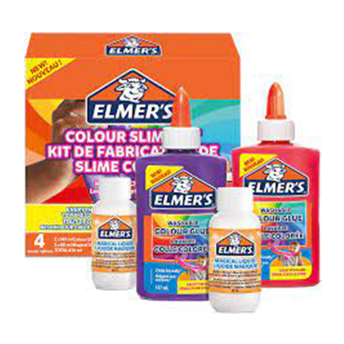 Colour Slime Kit | Supplies Include Washable Pva Glue  - ايلمرز