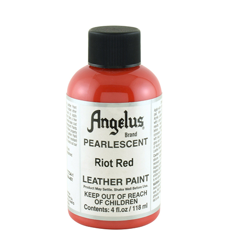 Pearlescent Leather Paint 118ml Riot Red- أنجلوس