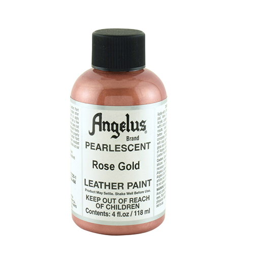 Pearlescent Leather Paint 118ml Rose Gold - آنجلوس