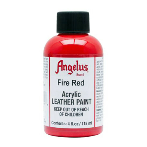 Acrylic Leather Paint 118ml Fire Red- آنجلوس