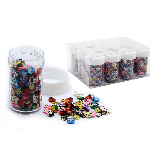 Animal Soft Pottery Size 0.5cm/pc Set/12 