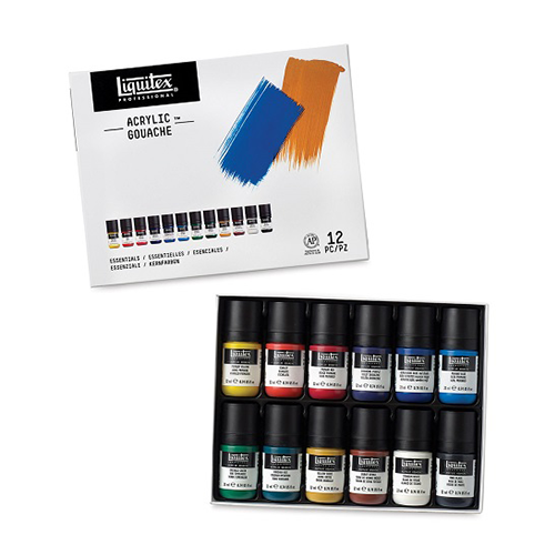 Paint Acrylic+Gouache Set 12 X 22ml Liquitex