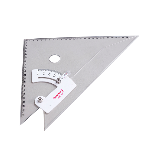 Adjustable Set Square - Acrylic with Engraved Marking