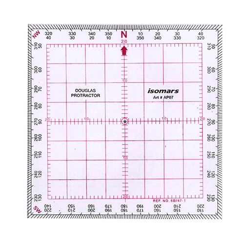 ايسو مارس Aviation Douglas Protractor - 5"