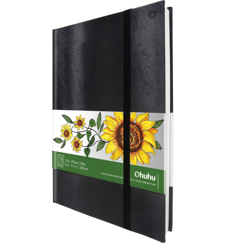 Ohuhu A4 200 GSM Hardcover Alcohol Marker Pad (78 Sheets)