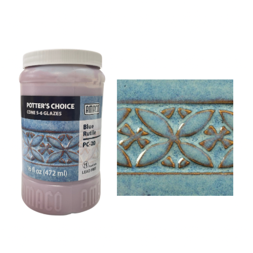 Amaco Potters Choice PC-20 Blue Rutile - 16oz