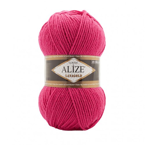 خيط صوف LANAGOLD فوشي 798 ALIZE
