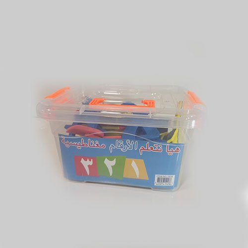 ارقام عربي مغ ربل علبة بلاستيك t038